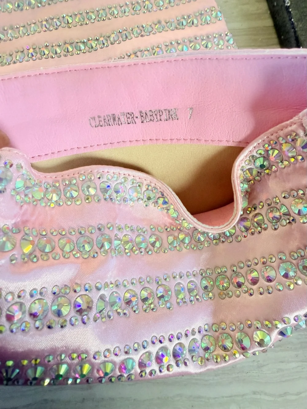 Azalea Wang Clearwater Rhinestone Boots